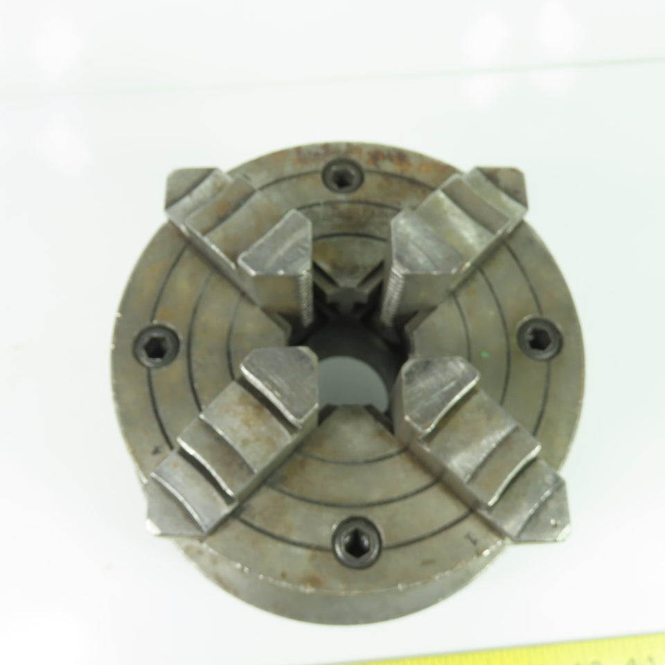 Cushman Chuck 614C 6" Lathe Chuck 4-Jaw 1-9/16" Thru Hole