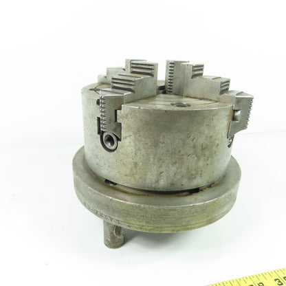 Cushman Chuck 614C 6" Lathe Chuck 4-Jaw 1-9/16" Thru Hole