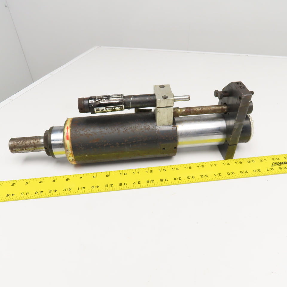 Drillunit DUSDS 1810STP 230/460V Drill 3.93" Stroke 1800RPM 3/4" Keyed Shaft