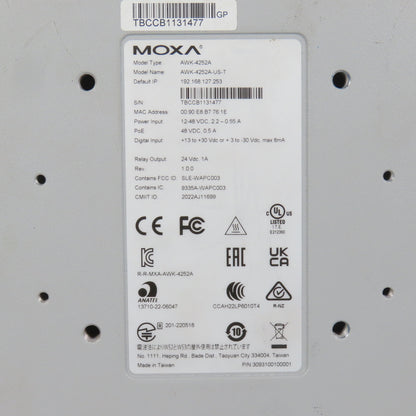 Moxa AWK-4252A AWK-4252A-US-T 802.11ac Wireless Access Point AP/Bridge/Client