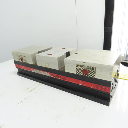 Chick MBAS1550 Qwik-Lok 6" Aluminum Double Lock Machinist Vise 19-5/8" OAL