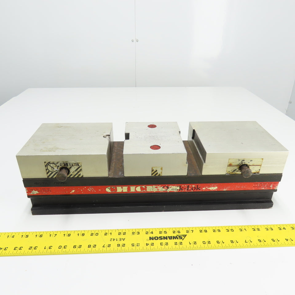 Chick MBAS1550 Qwik-Lok 6" Aluminum Double Lock Machinist Vise 19-5/8" OAL