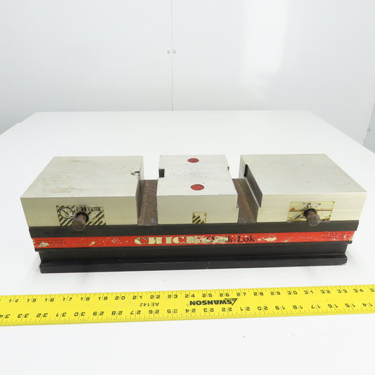 Chick MBAS1550 Qwik-Lok 6" Aluminum Double Lock Machinist Vise 19-5/8" OAL