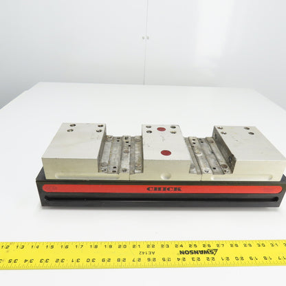 Chick 5QL1550 Qwik-Lok 6" Aluminum Double Lock Machinist Vise 19-3/4" OAL