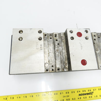 Chick 5QL1550 Qwik-Lok 6" Aluminum Double Lock Machinist Vise 19-3/4" OAL