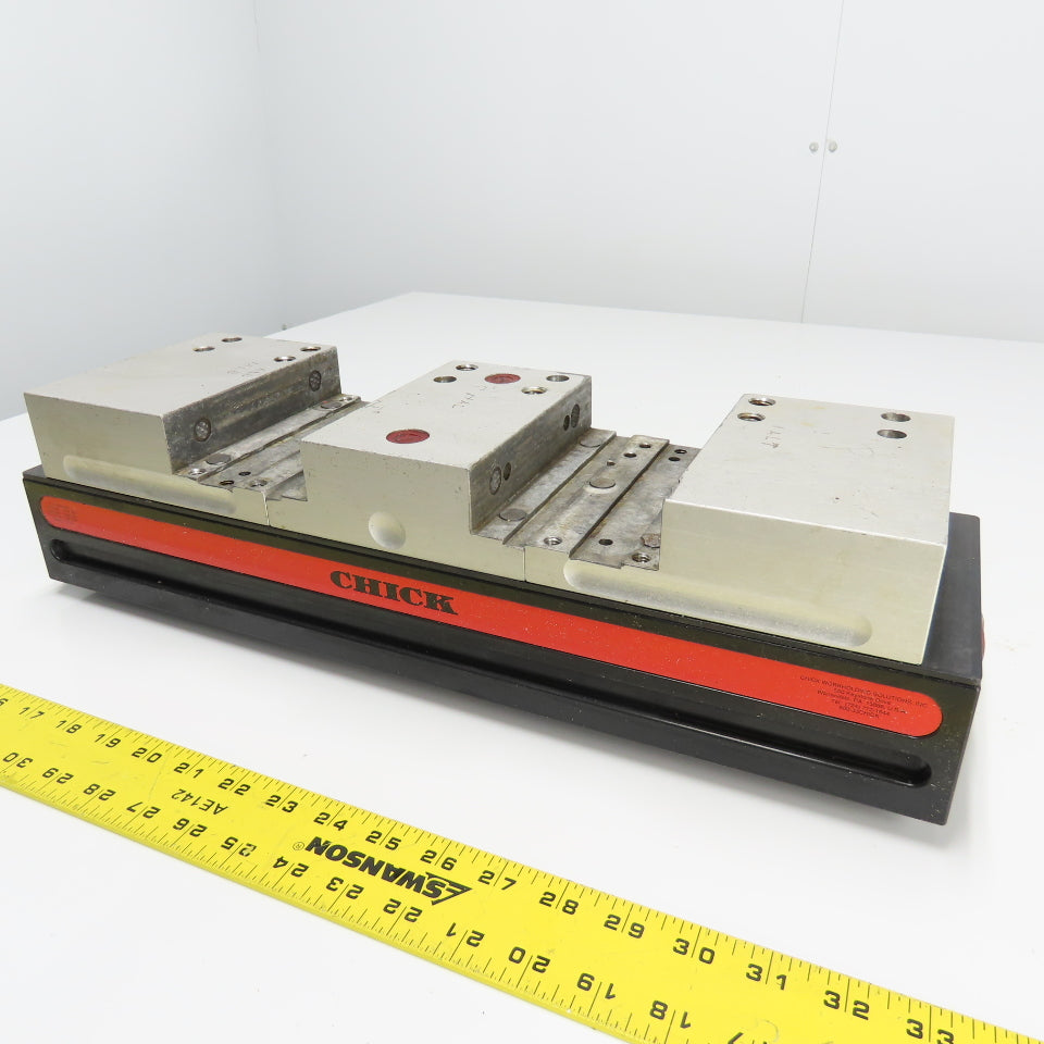 Chick 5QL1550 Qwik-Lok 6" Aluminum Double Lock Machinist Vise 19-3/4" OAL