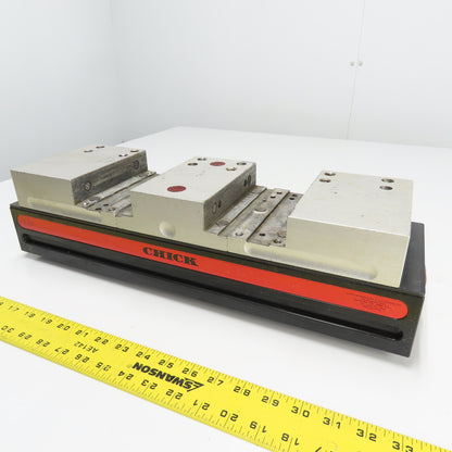 Chick 5QL1550 Qwik-Lok 6" Aluminum Double Lock Machinist Vise 19-3/4" OAL
