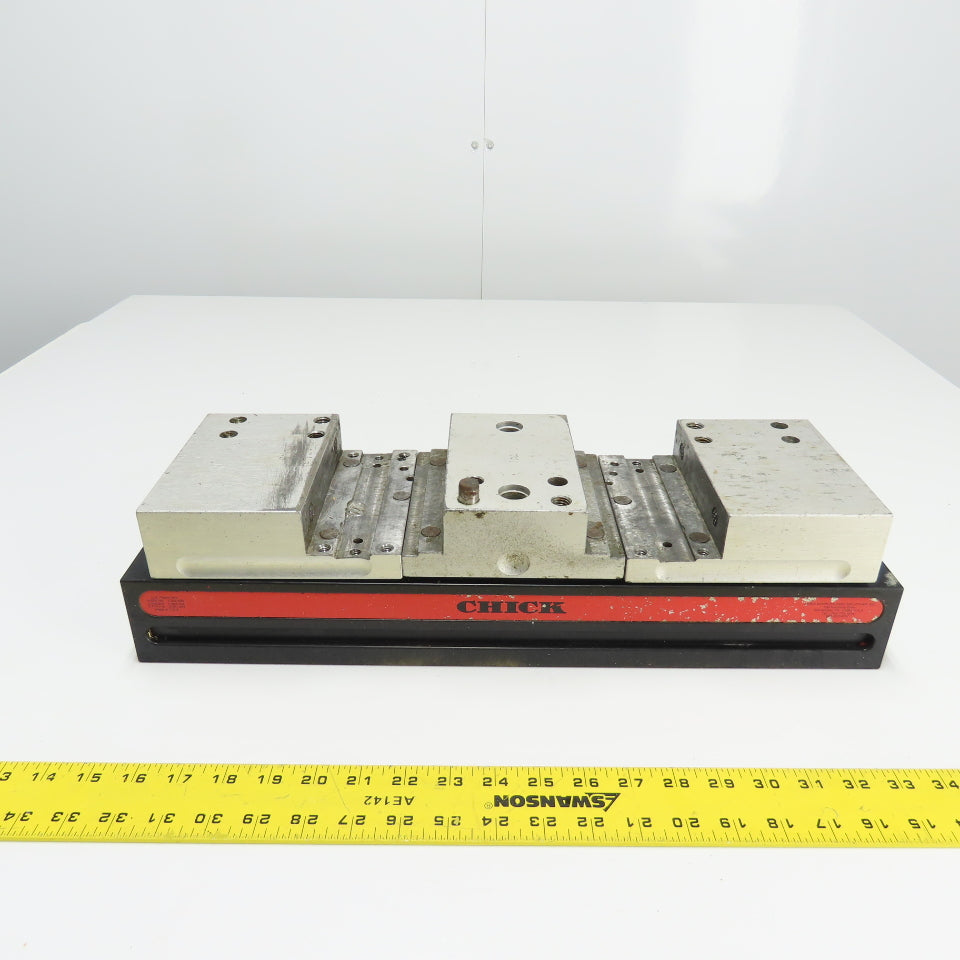 Chick 5QL1550 Qwik-Lok 6" Aluminum Double Lock Machinist Vise 19-3/4" OAL