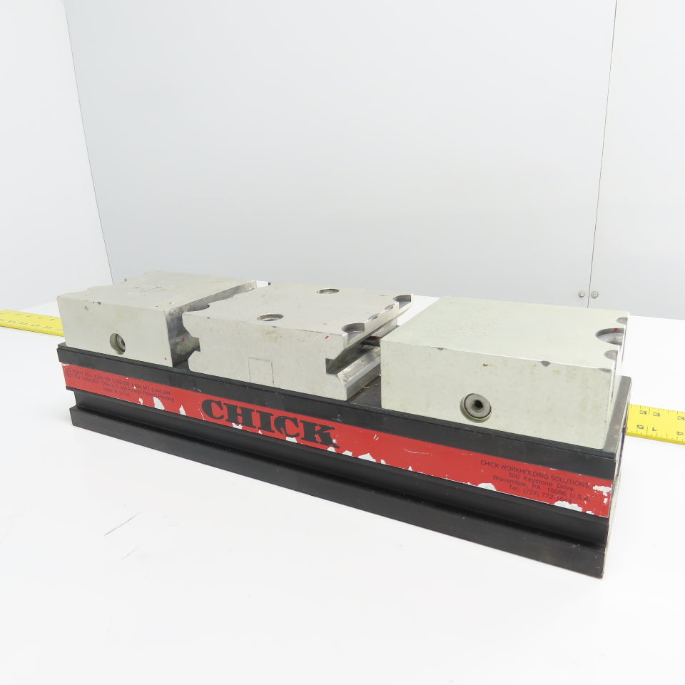 Chick MBAS1040 Qwik-Lok 4" Aluminum Double Locking Precision Machinist Vise