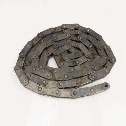 Diamond 2" Double Pitch Conveyor Chain Straight Side Bar Pin Link Used 10'
