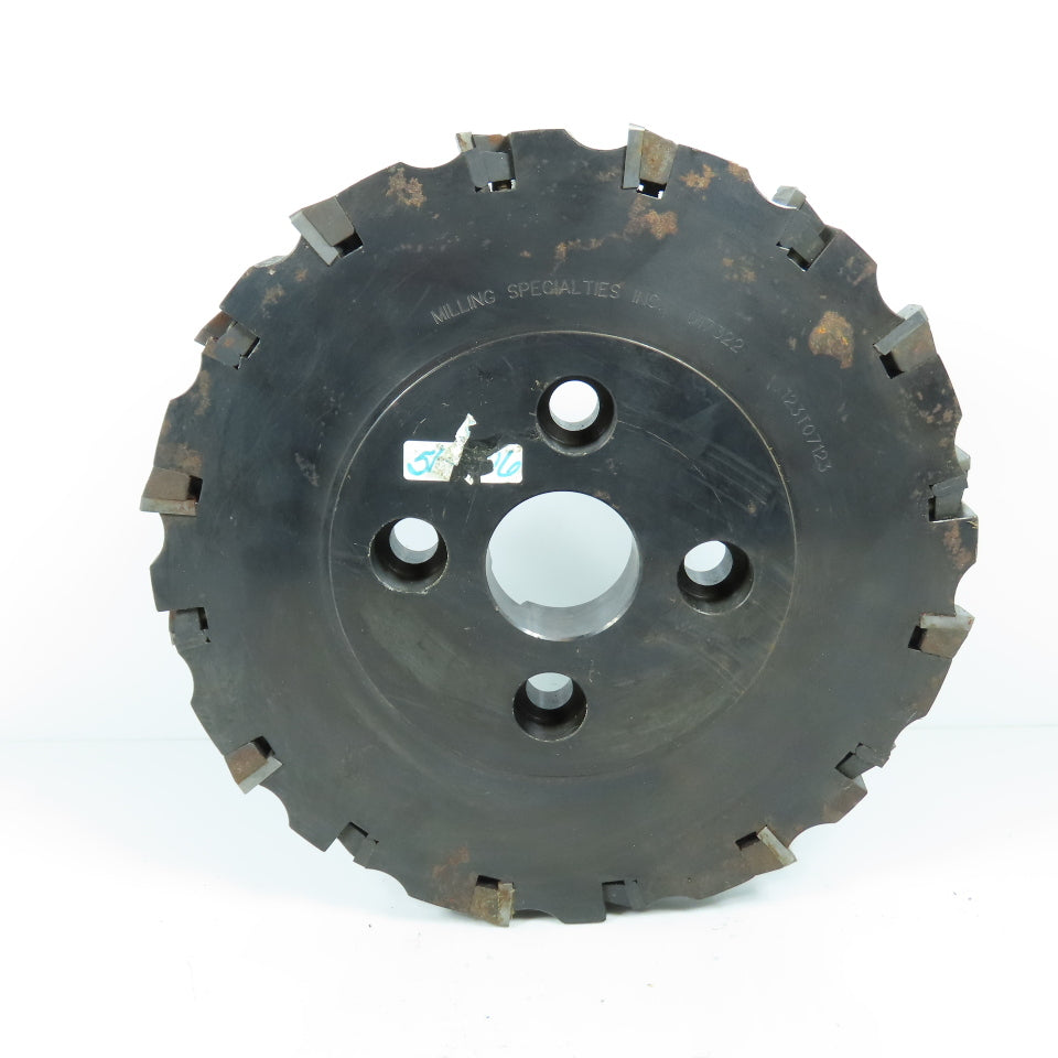 Milling Specialties 123T071123 017322 Indexable Insert Milling Cutter 11" OD