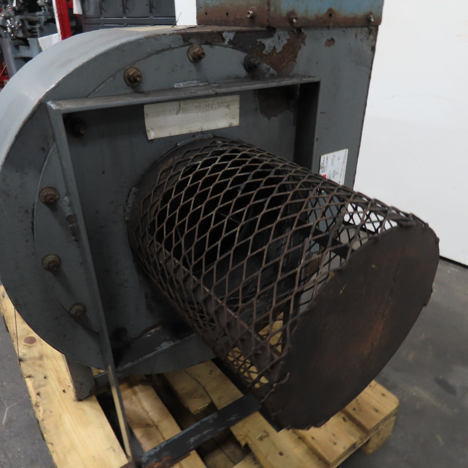 Dayton 3C107A 15HP Belt Driven Centrifugal Blower 19-1/8" 230/460V 3Ph Tested