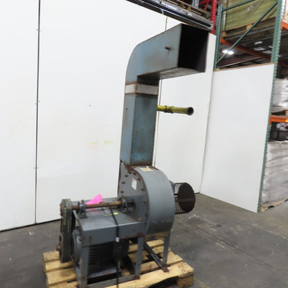 Dayton 3C107A 15HP Belt Driven Centrifugal Blower 19-1/8" 230/460V 3Ph Tested