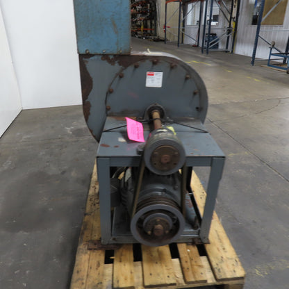 Dayton 3C107A 15HP Belt Driven Centrifugal Blower 19-1/8" 230/460V 3Ph Tested