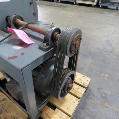 Dayton 3C107A 15HP Belt Driven Centrifugal Blower 19-1/8" 230/460V 3Ph Tested