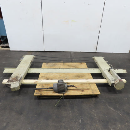 US Industrial 1025 Shear Electric Operated Back Guage Back Guage 0.55KW 440/220V