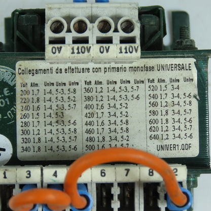 CEE Electra MX9241 63VA Control Transformer 200-640V Pri 2x110V Secondary 1PH