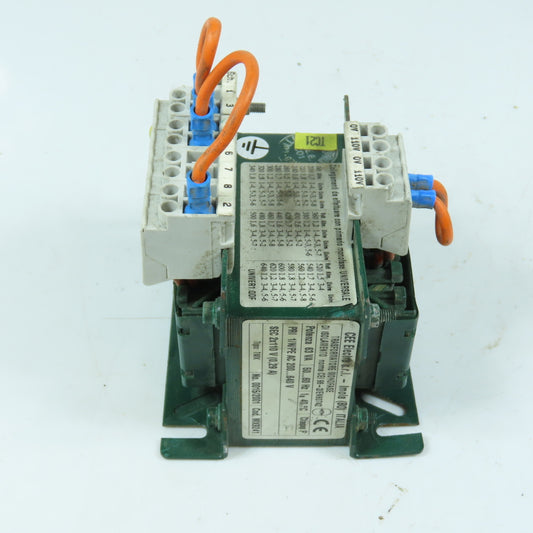 CEE Electra MX9241 63VA Control Transformer 200-640V Pri 2x110V Secondary 1PH