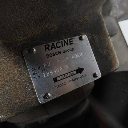 Racine 125 Gallon Hydraulic Power Unit 15HP 460V W/ Racine PVR PSSF 40ER Pump