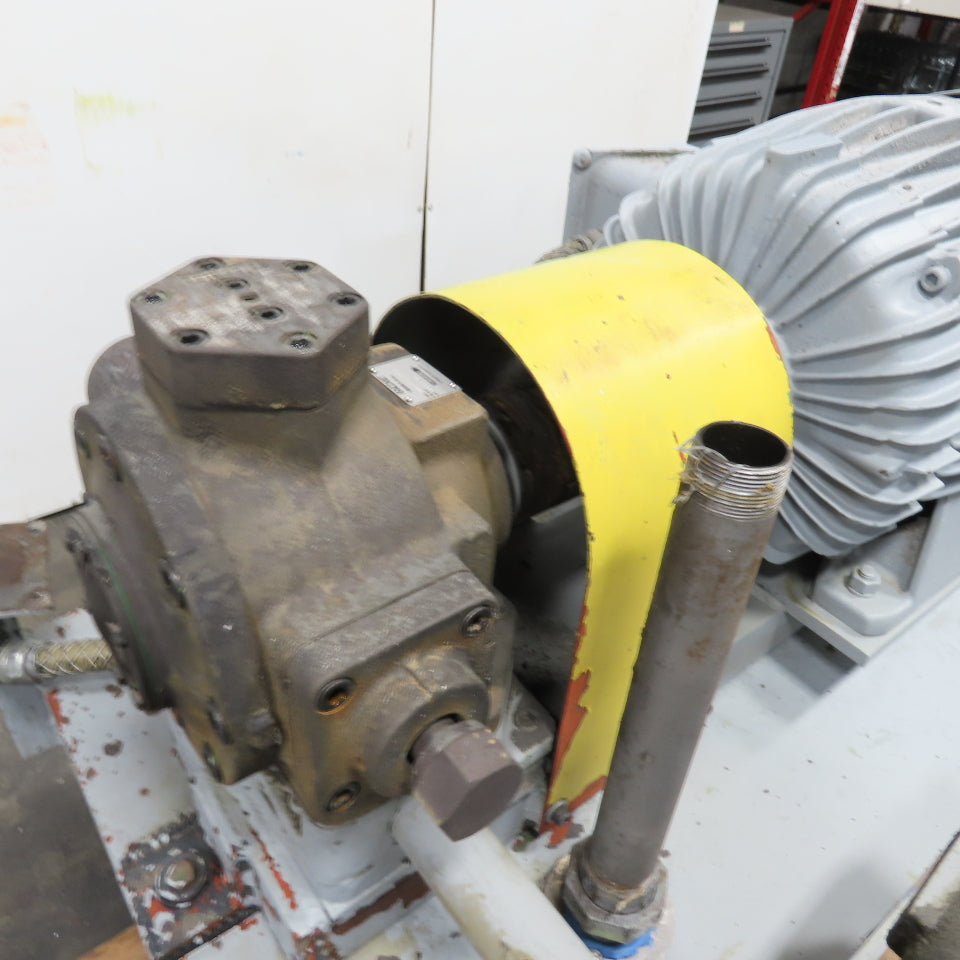 Racine 125 Gallon Hydraulic Power Unit 15HP 460V W/ Racine PVR PSSF 40ER Pump