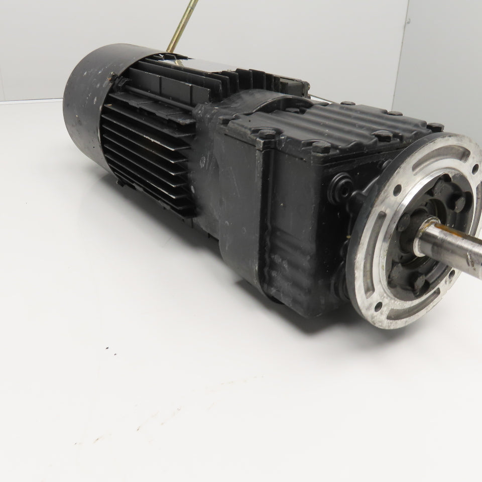 Sew RF17DT80K4/BMG/HR 5.09:1 Ratio Gear Motor W/ Brake 133/260V 267RPM
