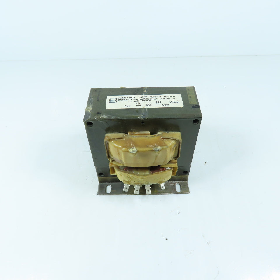 Basler Electric BE23674003 Transformer G1523 480/460/400V 215102 Rev R