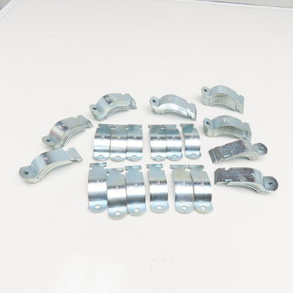 1117 2" Electrogalvanized Pipe Clamp Strap No Hardware Lot Of 74
