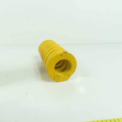 1-1/2" OD x 13/16" ID Flat Wire Compression Yellow Die Spring 3-1/2" OAL Lot/5