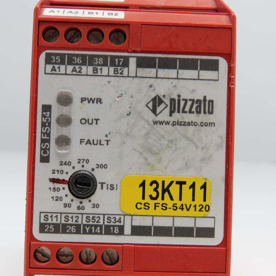 Pizzato CS FS-54V120 Safety Timer Relay 120VAC 50/60Hz 30-300s