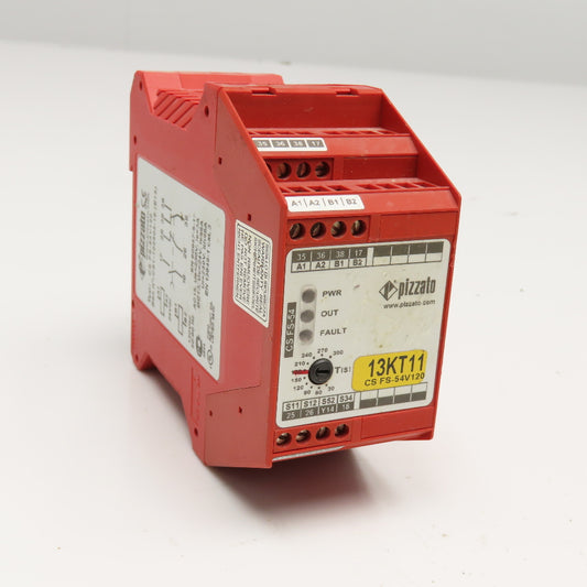 Pizzato CS FS-54V120 Safety Timer Relay 120VAC 50/60Hz 30-300s
