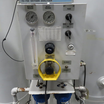 Balston 75-96 Nitrogen Generator System with Oxygen Analyzer 120VAC 1Ph
