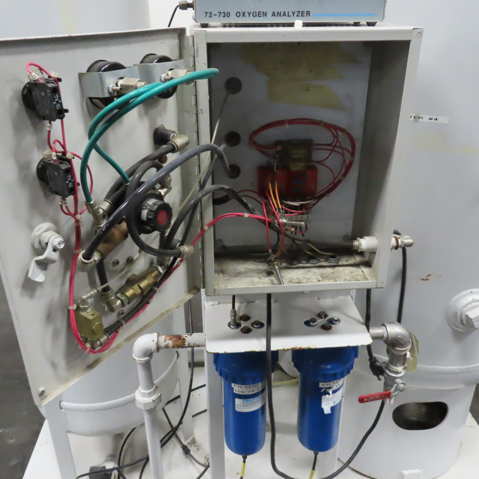 Balston 75-96 Nitrogen Generator System with Oxygen Analyzer 120VAC 1Ph
