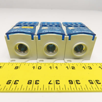 Eriflex 569040 Single Pole Distribution Block 11 Load 1000V Lot Of 3