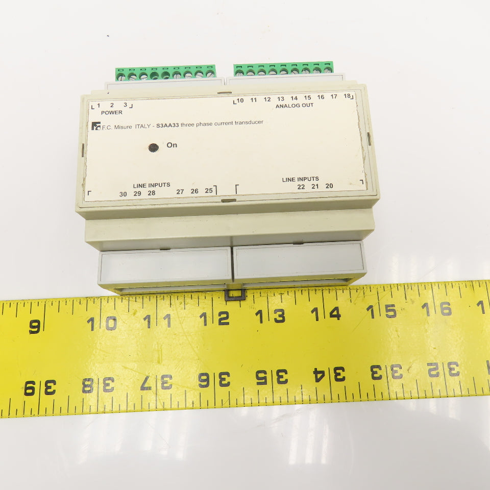 FC Misure S3AA33 3Ph Current Transducer 24VDC 240VAC
