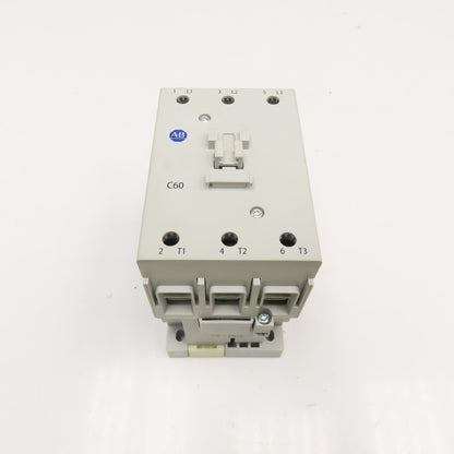 Allen Bradley 100-C60D00 Contactor 600VAC 3Ph 55Hp Max 24VDC Coil