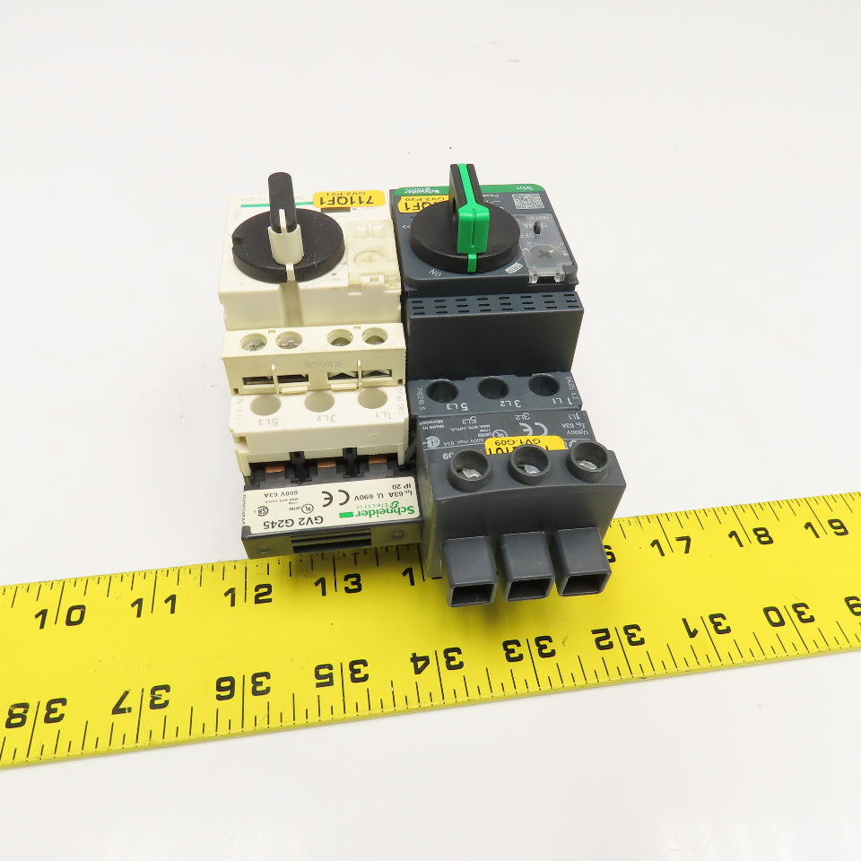Schneider GV2-P21 GV2P20 Reversing Motor Starter Assembly 600V 20Hp