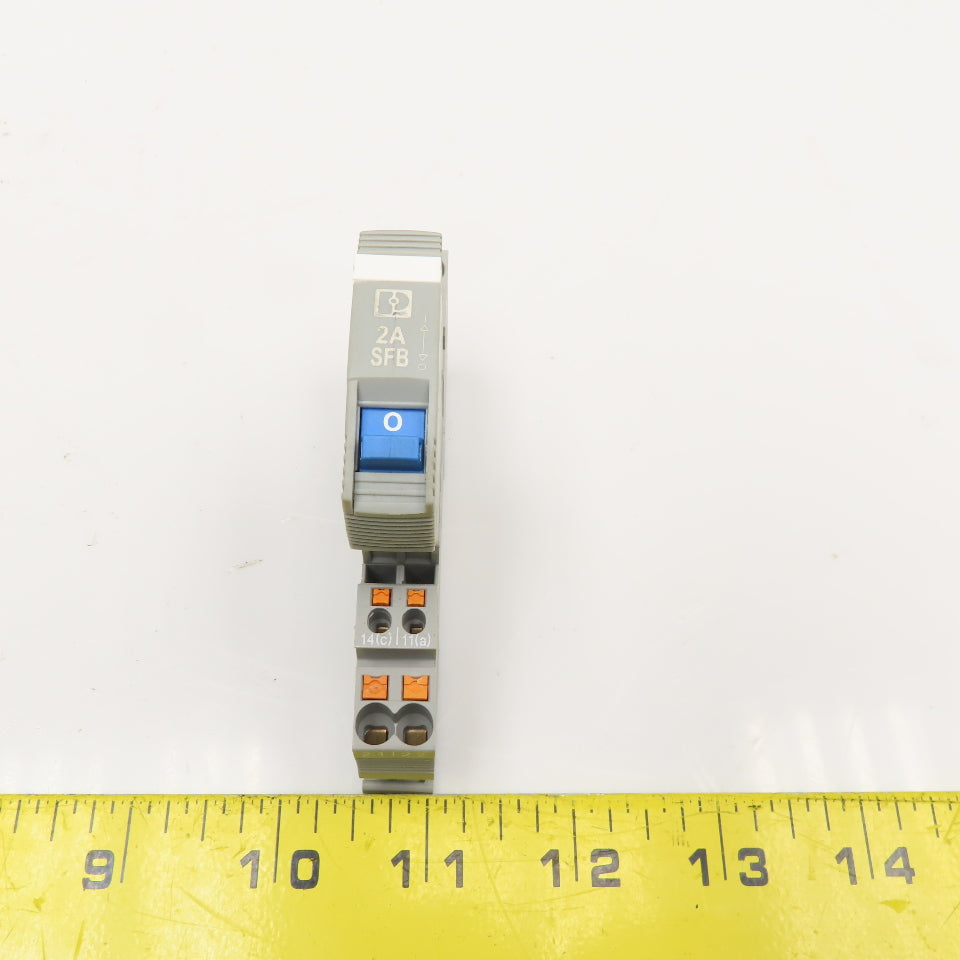 Phoenix Contact CB TM1 2A SFB 2A Thermal Magnetic Circuit Breaker W/ Socket