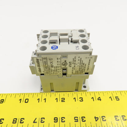 Allen Bradley 100-C16E*400 600VAC 30A Contactor 24VDC Coil