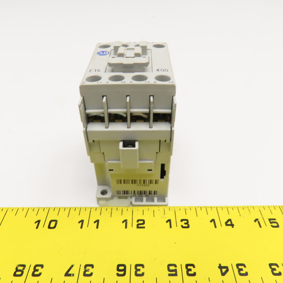 Allen Bradley 100-C16E*400 600VAC 30A Contactor 24VDC Coil