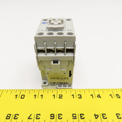 Allen Bradley 100-C16E*400 600VAC 30A Contactor 24VDC Coil
