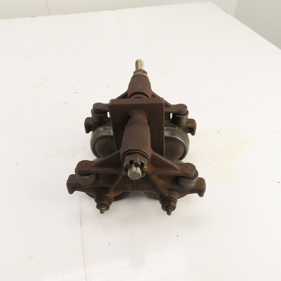 Jervis B Webb Overhead Trolley Assembly 1/2 Ton 3-1/2" to 5-1/2"