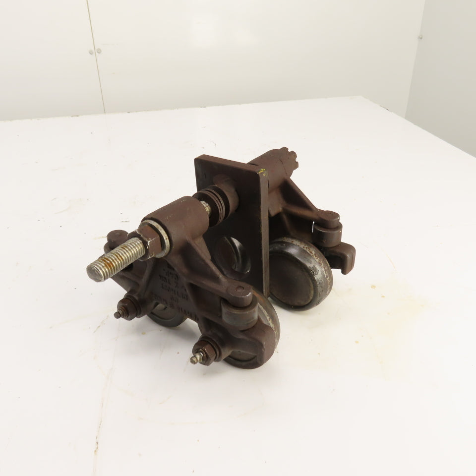 Jervis B Webb Overhead Trolley Assembly 1/2 Ton 3-1/2" to 5-1/2"