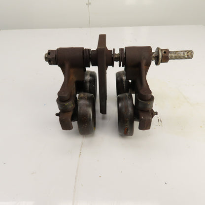 Jervis B Webb Overhead Trolley Assembly 1/2 Ton 3-1/2" to 5-1/2"