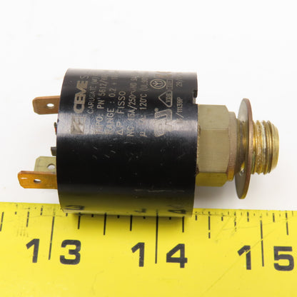 Ceme 5612/VAP-MR G1/4 Steam Pressure Switch 0.2-10Bar 250V