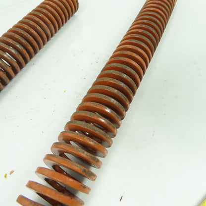 1-1/4" OD x 5/8" ID Flat Wire Compression Orange Die Spring 12" OAL Lot Of 2