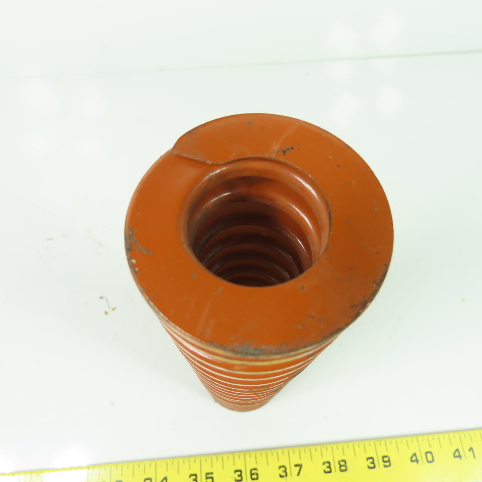 1-15/16" OD x 1" ID Flat Wire Compression Orange Die Spring 8" OAL
