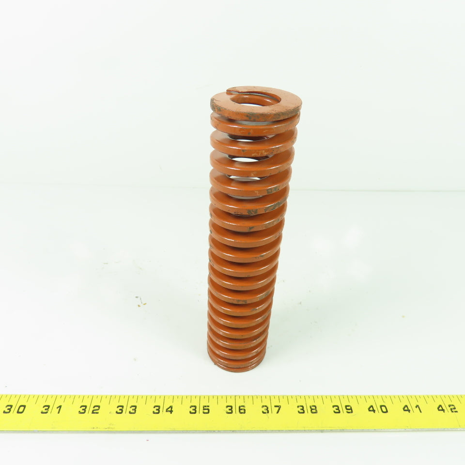 1-15/16" OD x 1" ID Flat Wire Compression Orange Die Spring 8" OAL