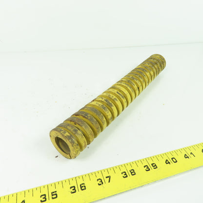 1-1/2" OD x 13/16" ID Flat Wire Compression Orange Die Spring 10" OAL