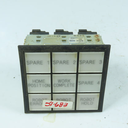 IDEC SLC 30N Robot Control Panel/Switch Assembly SLDN-3DH
