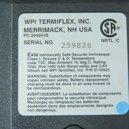 Spirax Sarco PC/3040V-IS STM-HHDL Handheld Terminal WPI Termiflex